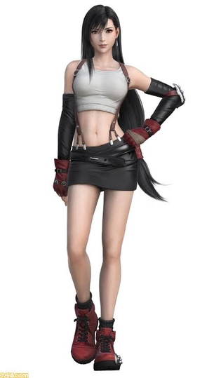 【画像】外人さん「FF7ティファの巨乳化MOD開発したで！！」