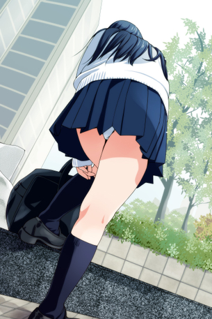 【二次】あの手この手で女の子のパンツを隠し撮りしてる“パンチラ盗撮”のエロ画像