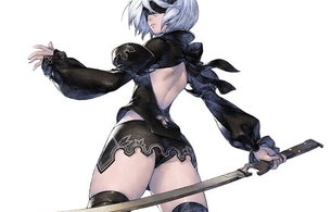 『ニーア リィンカーネーション』エロい片乳出し太ももの女の子やエロいお尻の2Bなど！