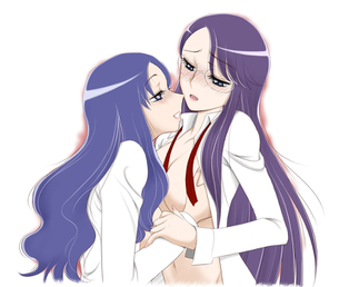 女の子同士でイチャイチャしてる二次元百合画像まとめ。 vol.60