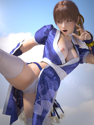 デッド・オア・アライブのかすみ（霞）ちゃんのエッチな3DCG！ その4