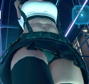 【朗報】FF7リメイクのティファさん、マン筋もがっつり作り込まれていた