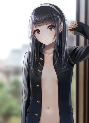 【2次】黒髪美人な女の子のエロ画像その4