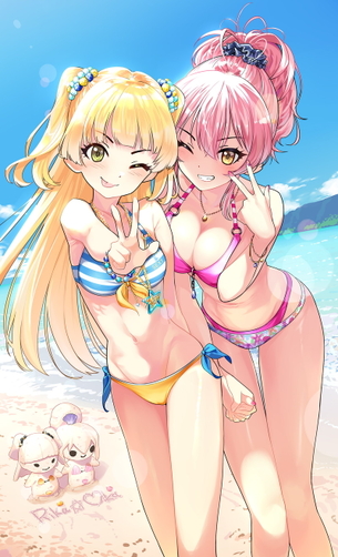 【非エロ】笑顔でピースサインする二次美少女たちの可愛い画像まとめ