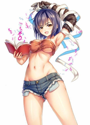【二次】昔のギャルを思い出すおっさんホイホイな“へそ出しギャル”のエロ画像まとめ