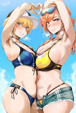 夏バテに効きそうな元気ハツラツなギャルのエロ画像まとめ