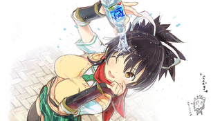 【朗報】閃乱カグラの絵師さん、乳首丸出しの絵をツイッターに上げまくり