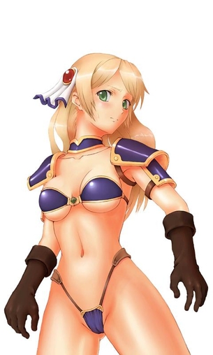 【二次】マジでこの装備だと乳首くらいしか守れないんじゃないかって“ビキニアーマー”のエロ画像