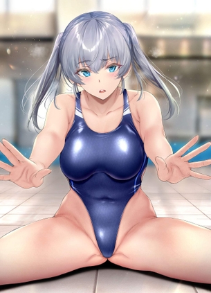 水に濡れてギュッと身体を締め付けてる競泳水着の少女＆お姉さんが（*´д'*）ハァハァ ㊴