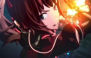 『スカーレットネクサス』女の子の強調されたえっちな左足の丸見え太ももなど！