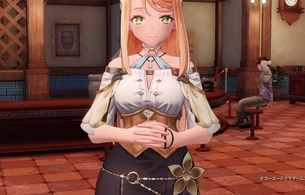 『ライザのアトリエ2』さらにエロく成長して肩出しエロ衣装のクラウディアの百合シーンなど