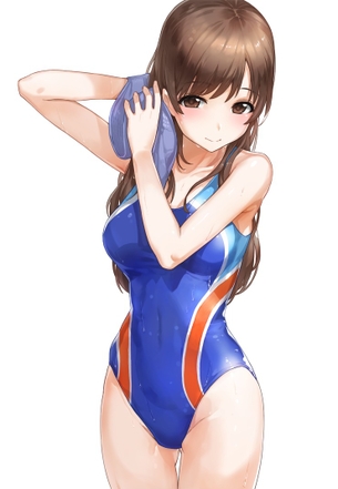 その豊満ボディがあらわになっちゃう競泳水着ってえちえち過ぎませんか？