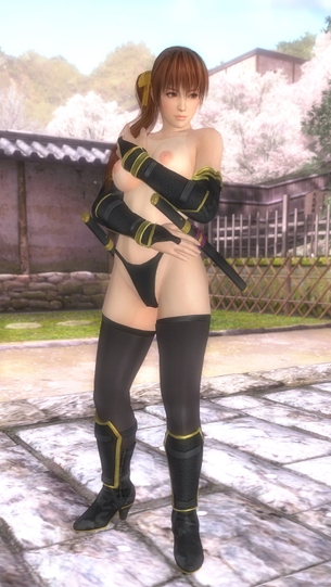 デッド・オア・アライブのかすみ（霞）がおっぱいもあそこも晒して乱れ咲くエチエチ3DCG！ その2