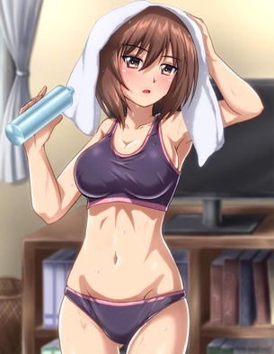 【二次】全身舐めまくって唾液で綺麗にしてあげたい汗だく美女のエロ画像まとめ