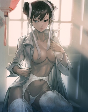 【2次】ガーターベルトを着用した女の子のエロ画像その12