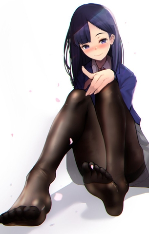 【2次】綺麗な脚をした女の子のエロ画像その5