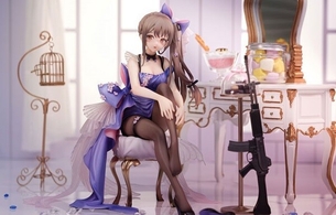 『ドールズフロントライン』K2のエロおっぱいとムチムチ太もものエロドレス姿のエロフィギュア