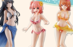『俺ガイル』一番くじで女の子たちのエロいおっぱいの水着姿のエロフィギュア！