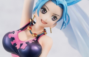 『ワンピース』ビビのエロい衣装の踊り子姿でエロいおっぱいのエロフィギュア！