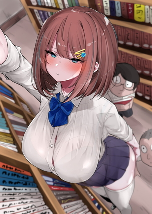 【二次】男子にオナネタにされてそうな発育抜群JKのエロ画像【巨乳】