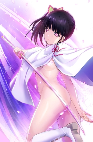 【鬼滅の刃】栗花落カナヲのエロ画像！
