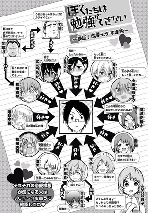 【画像】ジャンプの「ぼく勉」、巨乳眼鏡と濃厚ベロチューを描いてしまう