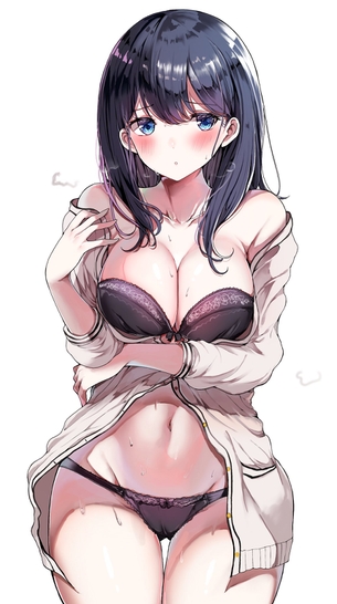【2次】半脱ぎになってる女の子のエロ画像その18