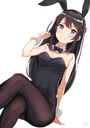 こんなエッチなバニーガールがバーいたら落ち着いてお酒も飲めないよ！いかがわしすぎて風俗店と間違えそうw