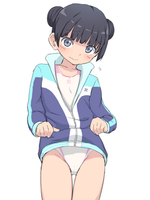 【2次】お団子ヘアの女の子のエロ画像その4