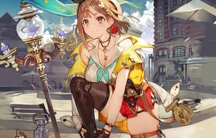 『ライザのアトリエ2』すごいムチムチでエロい太ももとおっぱいが強調されたエロイラスト