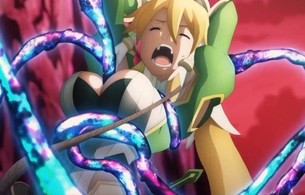 アニメ『ソードアート・オンライン アリシゼーションWoU』13話でリーファのエロすぎ触手シーン