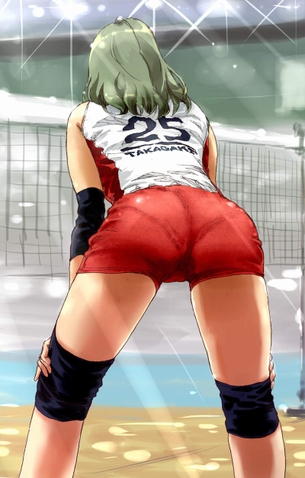 【二次】アスリート界で一番エロい体型の“女子バレーボール選手”のエロ画像