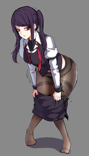 【2次】ストッキングを履いた女の子のエロ画像その16