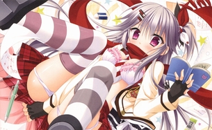 ニーソの二次エロ画像くだしあ。