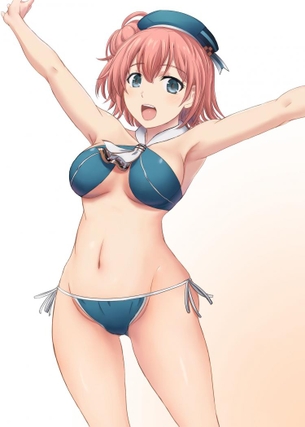 【やはり俺の青春ラブコメはまちがっている。】声優さんのエロボイスに合わせて鑑賞したい由比ヶ浜結衣の抜けるエロ画像