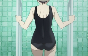 アニメ『月とライカと吸血姫』2話で女の子のエロいスク水姿やエロいシャワーシーンなど！