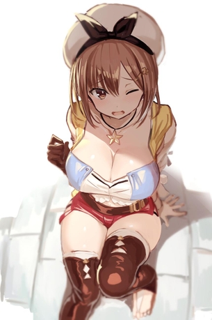 【２次】おっぱいの谷間が素敵な女の子のエロ画像その５３