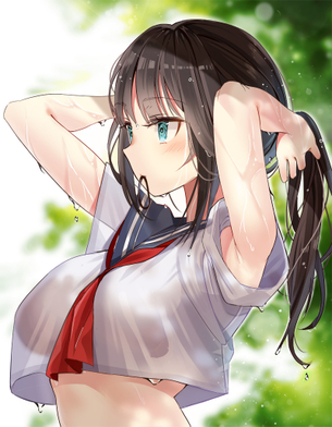 【２次】制服姿の美少女エロ画像その４４
