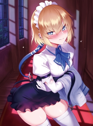 【２次】絶対領域がまぶしい女の子のエロ画像その５
