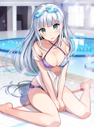 【２次】おっぱいの谷間が素敵な女の子のエロ画像その５５