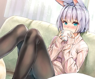 【２次】ストッキングを履いた女の子のエロ画像その５０