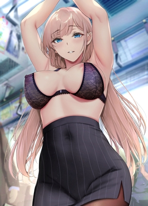 【２次】下から覗いてるローアングル視点のエロ画像その４７