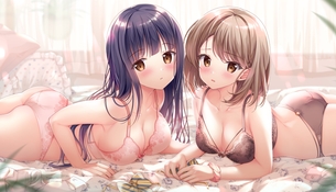 【２次】おっぱいの谷間が素敵な女の子のエロ画像その５９