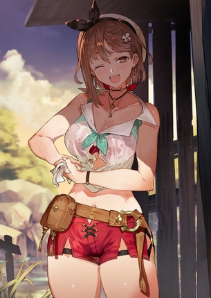 【２次】太ももが綺麗な女の子のエロ画像その５７