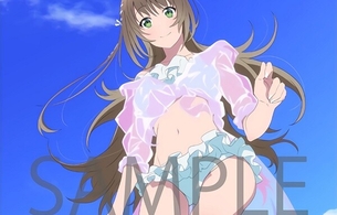 『白い砂のアクアトープ』BD店舗特典で女の子のえっちな水着姿や百合ってるエロイラスト