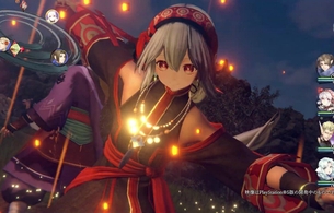 『モノクロームメビウス 刻ノ代贖』女の子が戦闘ムービーでえっちなパンチラしてるシーン！