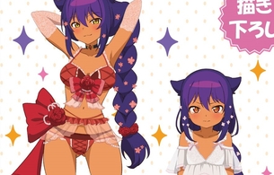 『ジャヒー様はくじけない！』ほぼ下着姿なエロすぎるドレス姿のエロイラストグッズ！