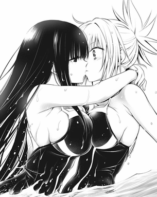 【画像】あやかしトライアングル、爆乳黒髪ヒロインの登場でエッチな展開になってしまう