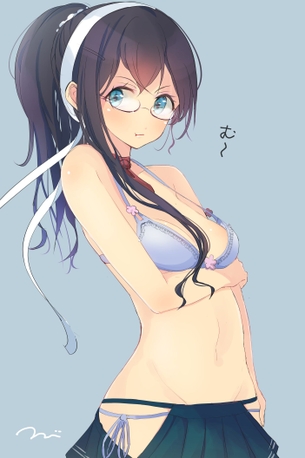 【２次】メガネをかけた女の子のエロ画像その３３