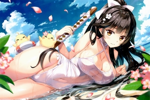 【２次】水着を着用した女の子のエロ画像その１２